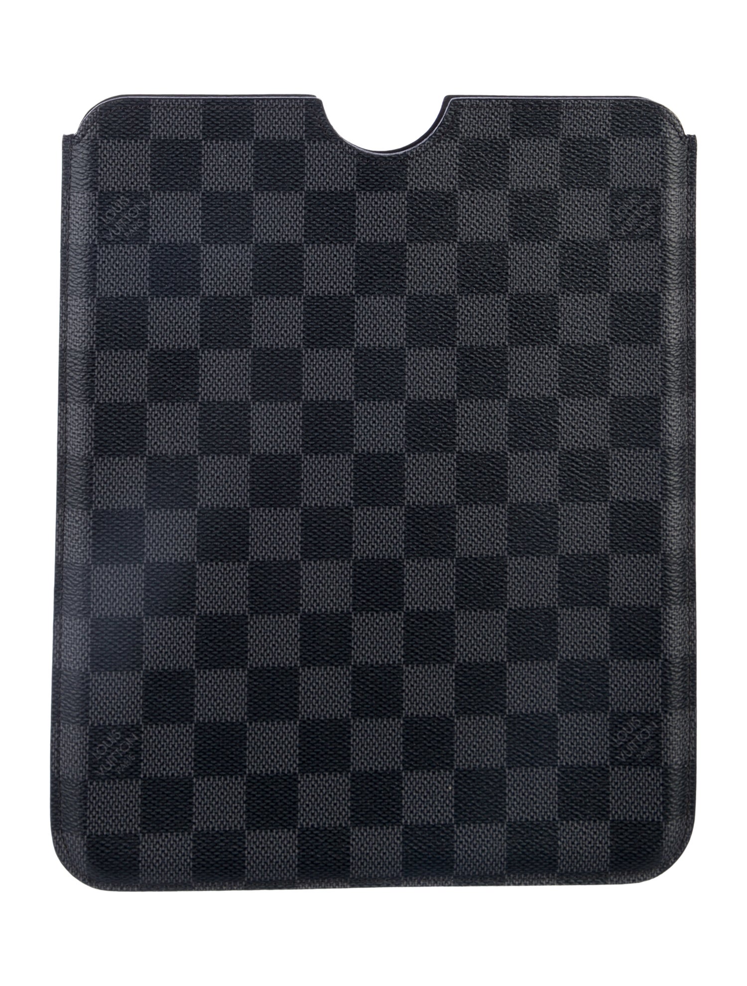 Louis Vuitton Coated Canvas Damier Graphite iPad Case