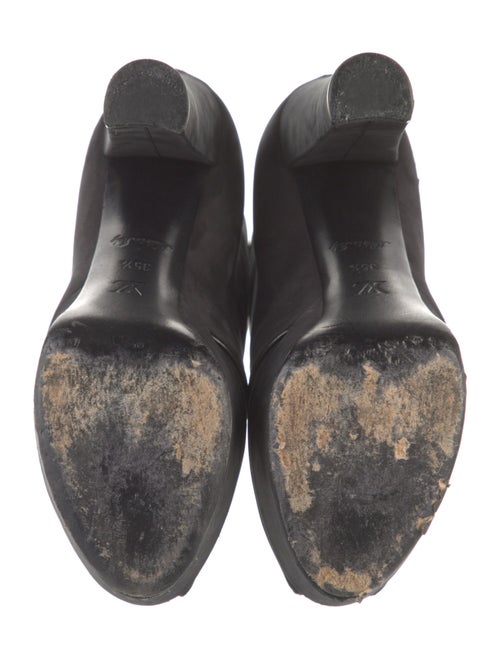 Louis Vuitton Suede Leather Trim Embellishment Boots