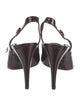Louis Vuitton Patent Leather Slingback Sandals