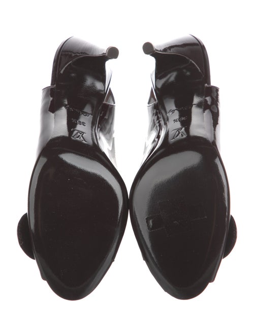 Louis Vuitton Patent Leather Slingback Sandals