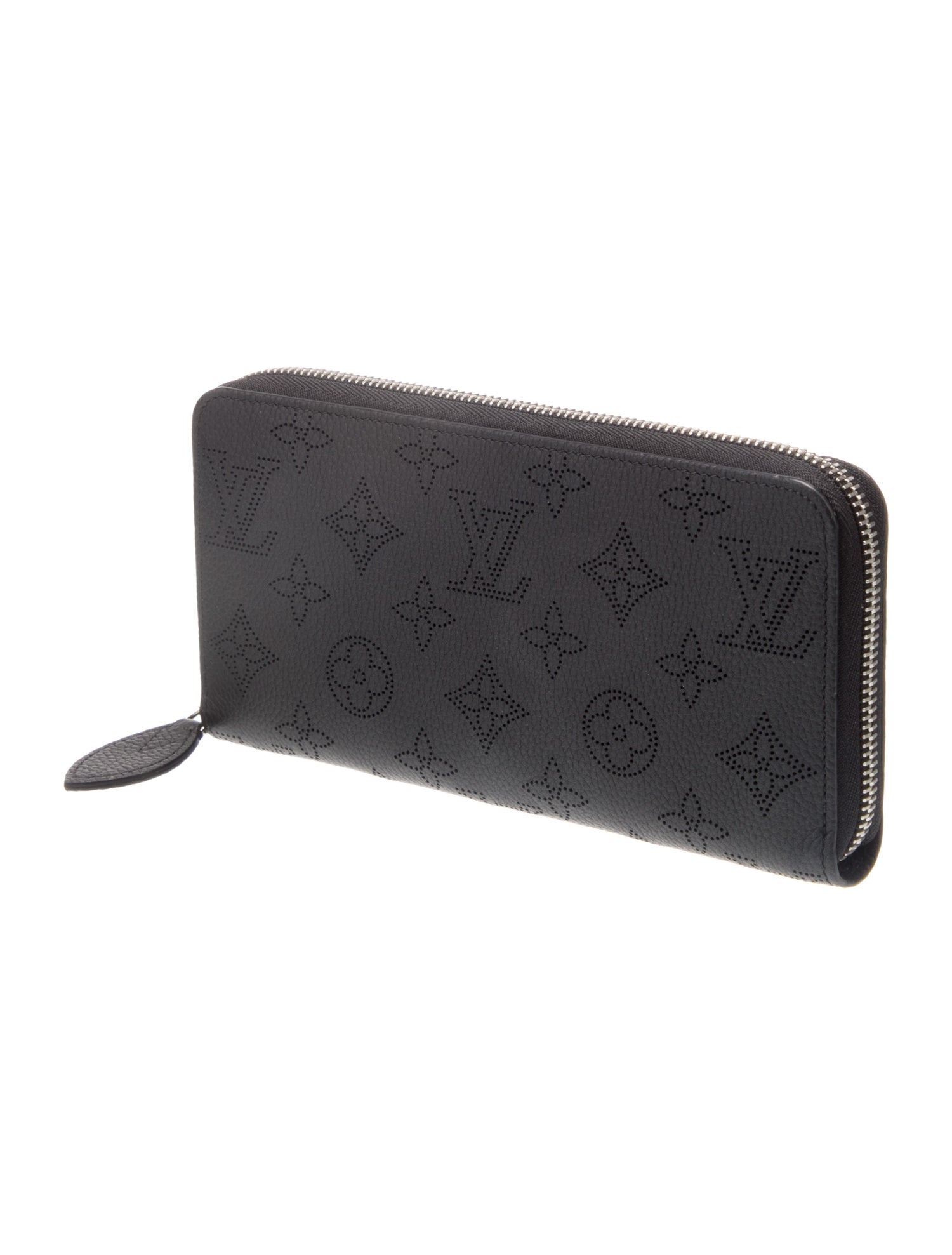 Louis Vuitton Perforated Monogram Mahina Leather Zippy Wallet