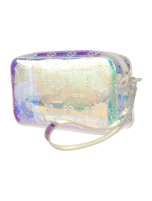 Louis Vuitton PVC Limited Edition Prism Monogram PVC Pochette Volga