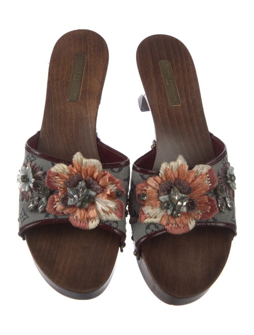 Louis Vuitton LV Monogram Canvas Slides