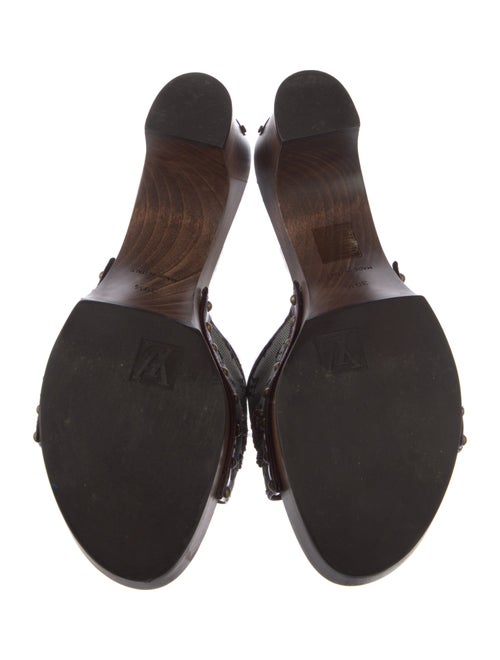 Louis Vuitton LV Monogram Canvas Slides