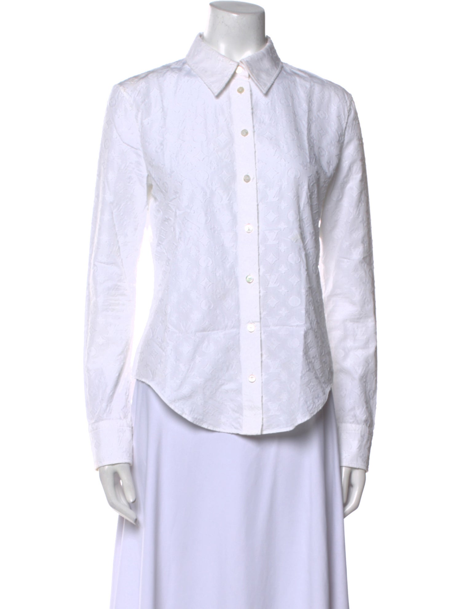 Louis Vuitton 2019 Long Sleeve Button-Up Top