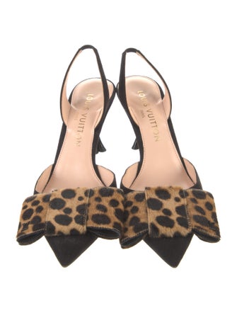 Louis Vuitton 2023 LV Monogram Slingback Pumps