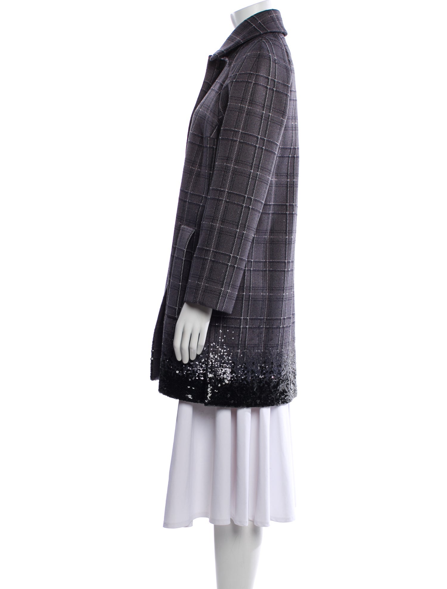 Louis Vuitton 2013 Tweed Pattern Coat