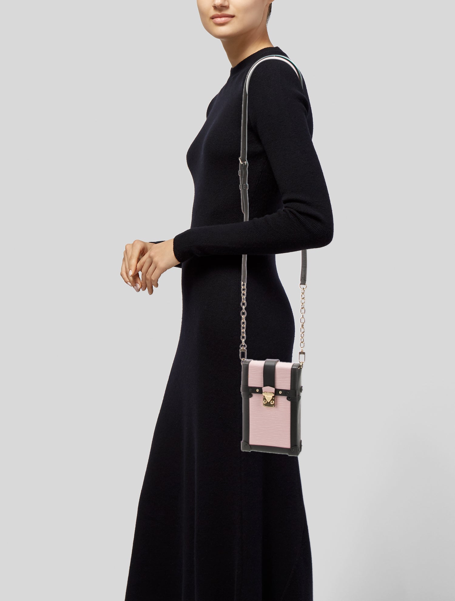 Louis Vuitton Epi Leather Pochette Trunk Vertical