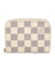 Louis Vuitton 2010 Damier Azur Pattern Zippy Coin Purse