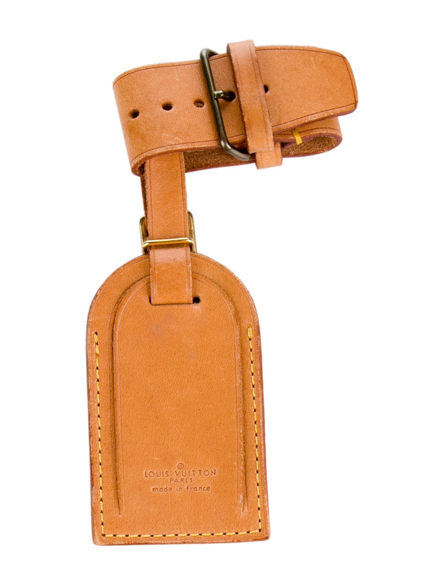 Louis Vuitton Leather Luggage Tag