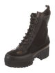 Louis Vuitton LV Monogram Suede Combat Boots