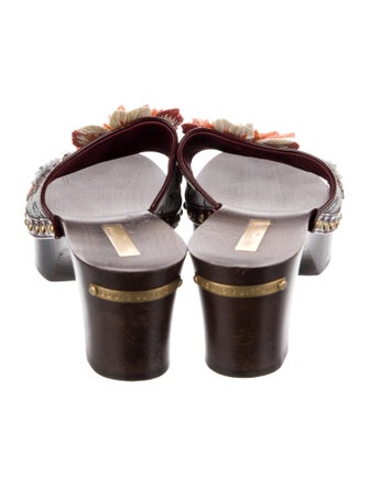 Louis Vuitton LV Monogram Canvas Slides