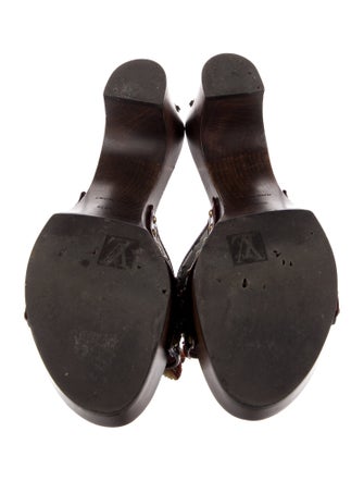 Louis Vuitton LV Monogram Canvas Slides