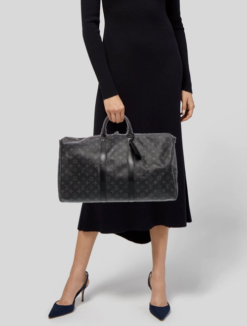 Louis Vuitton Monogram Eclipse Keepall 55