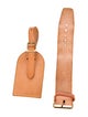 Louis Vuitton Vachetta Luggage Tag and Handle Strap Set