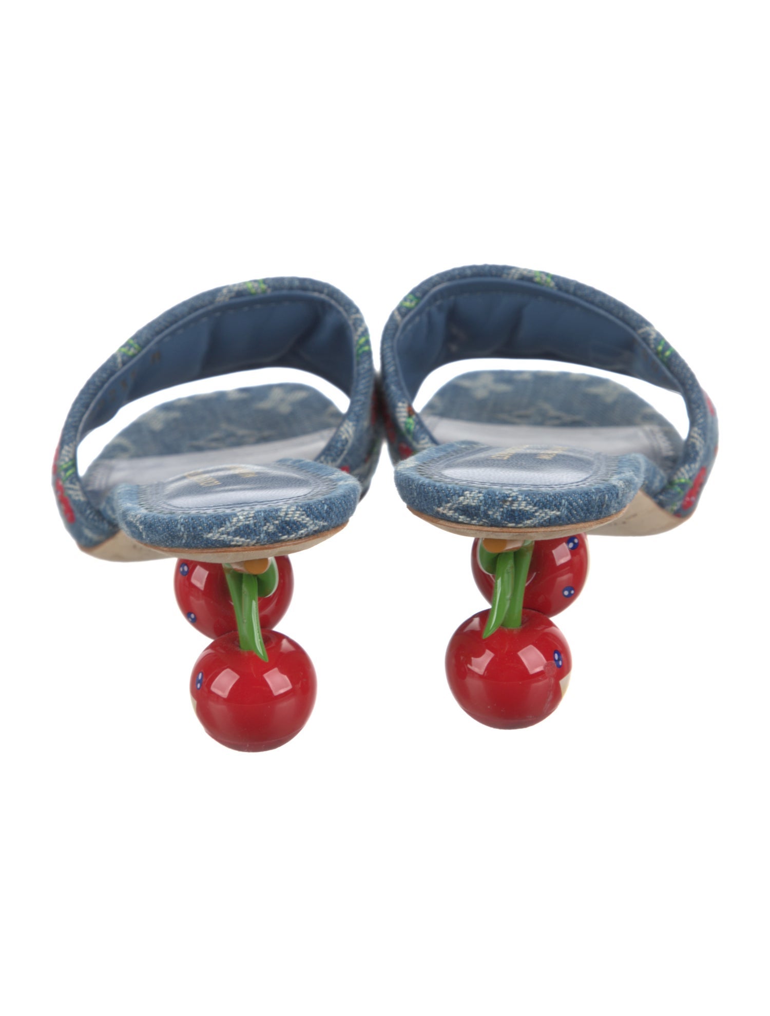 Louis Vuitton Denim Printed Slides
