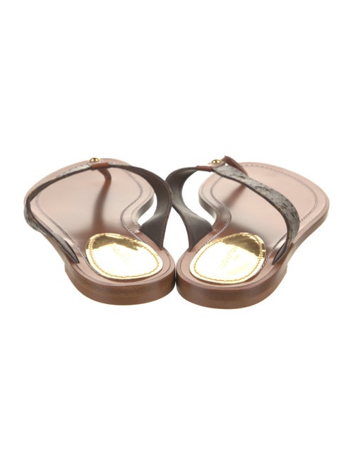 Louis Vuitton LV Monogram Lasercut Accents Slides