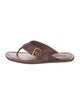 Louis Vuitton Leather Flip Flops