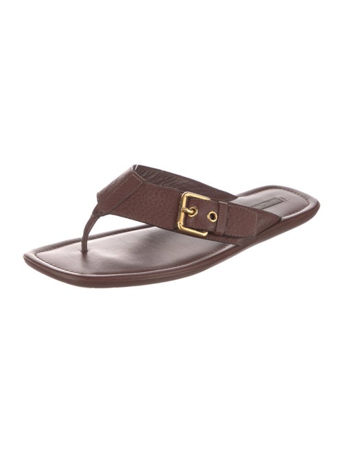 Louis Vuitton Leather Flip Flops