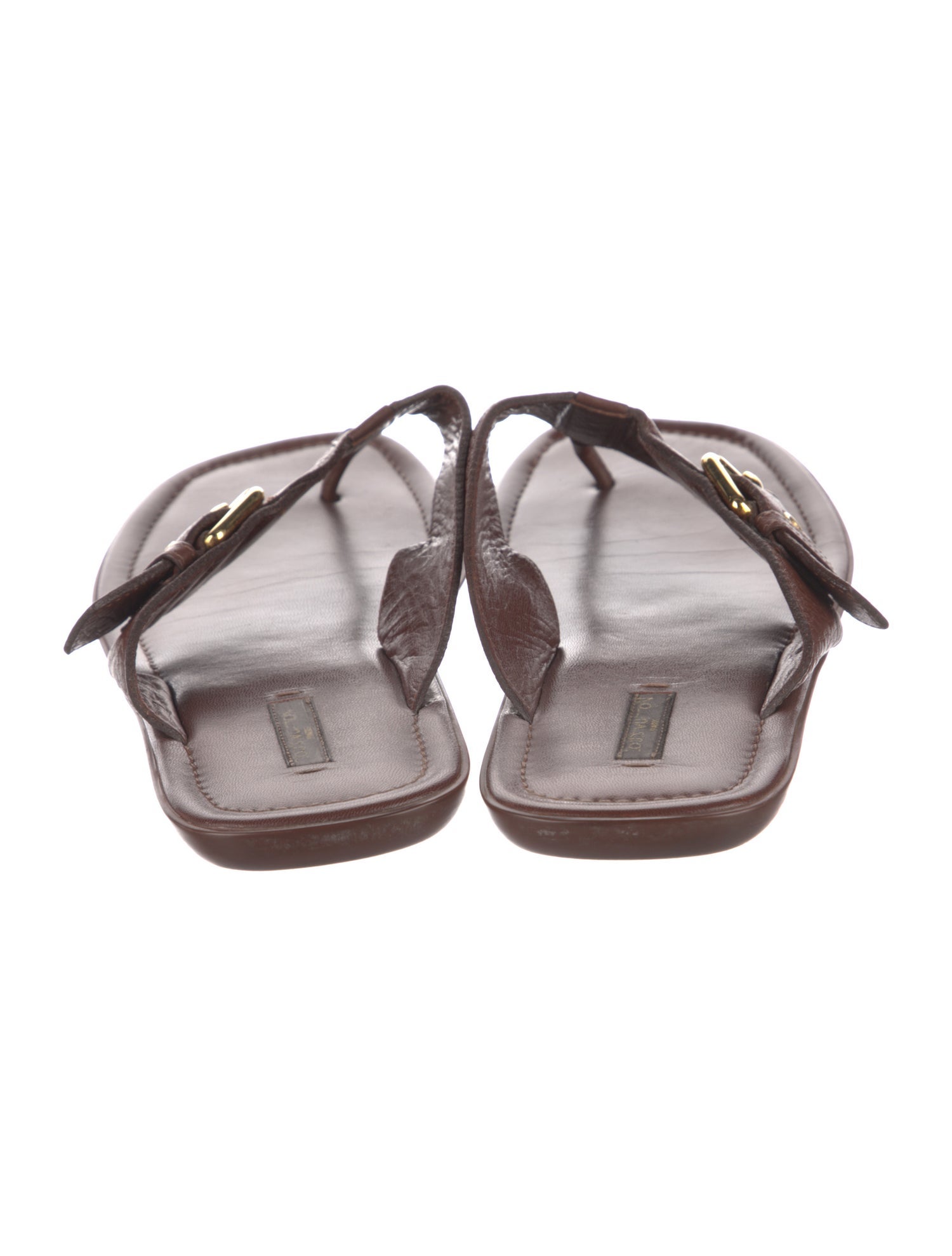 Louis Vuitton Leather Flip Flops