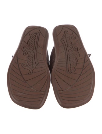 Louis Vuitton Leather Flip Flops