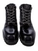 Louis Vuitton LV Monogram Leather Combat Boots