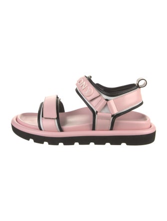 Louis Vuitton LV Monogram Leather Slingback Sandals