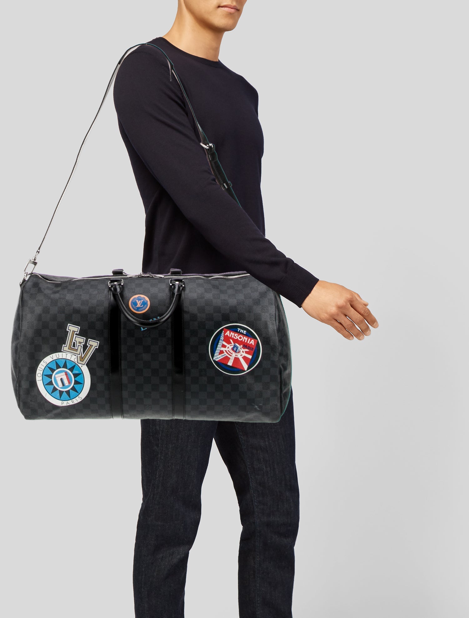 Louis Vuitton Damier Graphite LV League 55