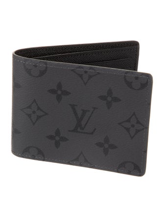 Louis Vuitton Monogram Eclipse Coated Canvas Slender NM