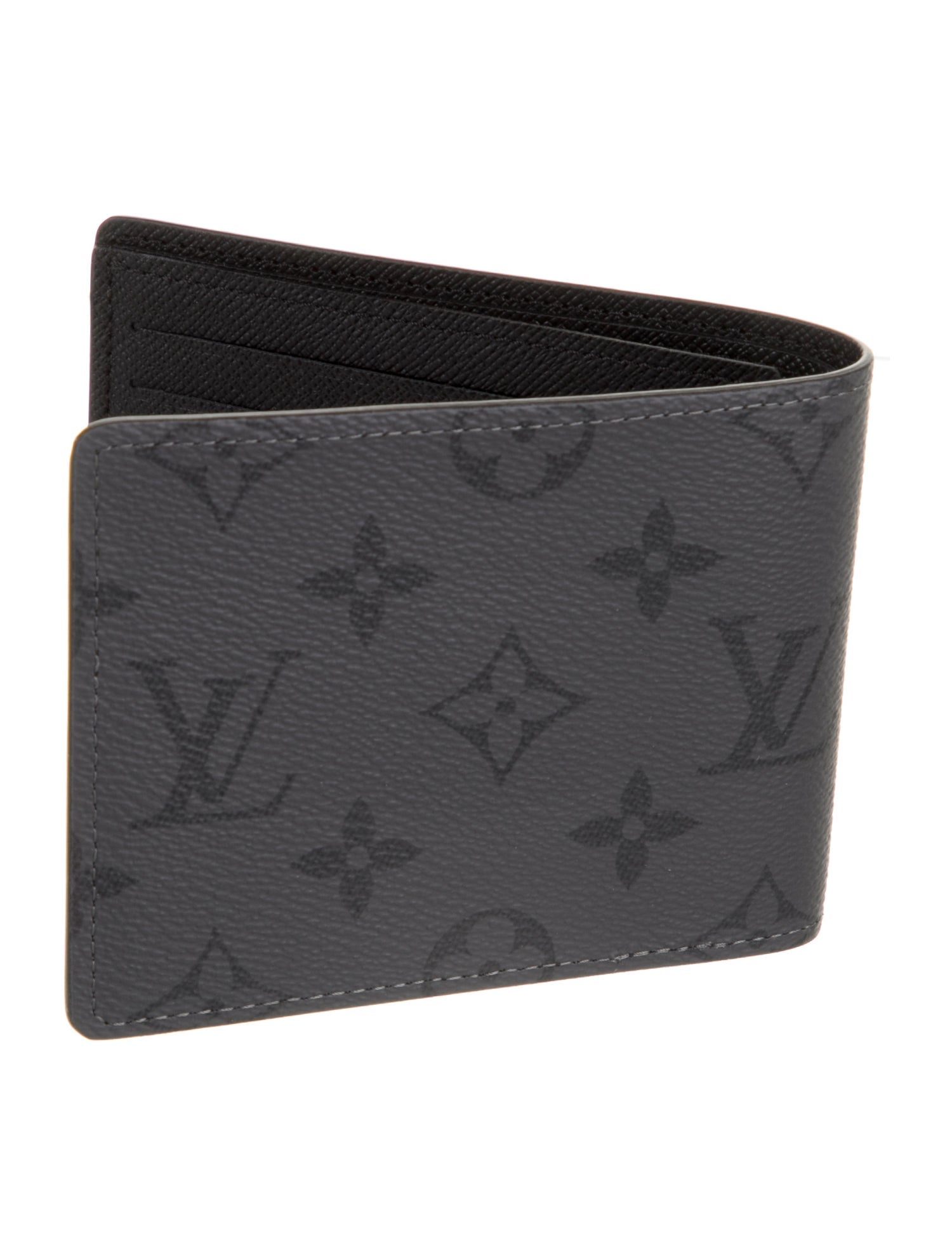 Louis Vuitton Monogram Eclipse Coated Canvas Slender NM