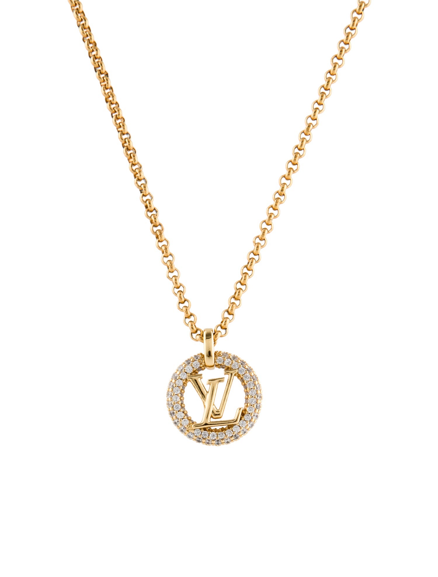 Louis Vuitton Louise by Night Pendant Necklace