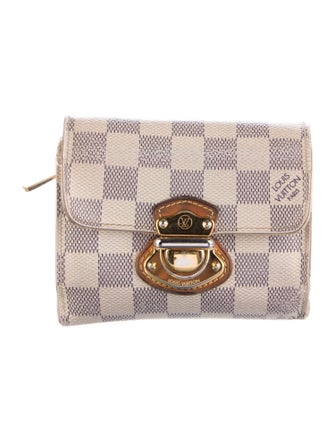 Louis Vuitton 2010 Damier Azur Pattern Joey Wallet