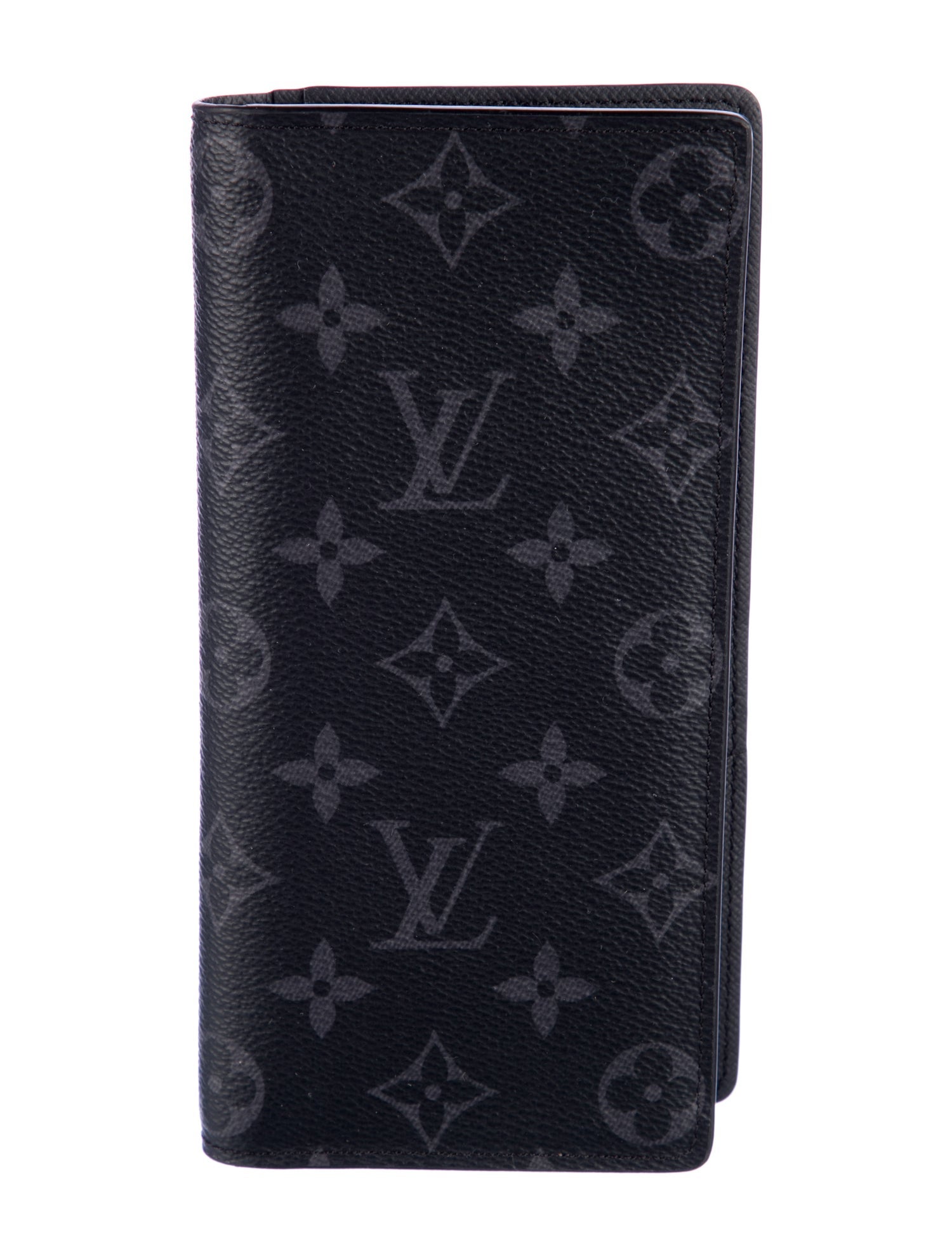 Louis Vuitton Monogram Eclipse Coated Canvas Brazza Wallet