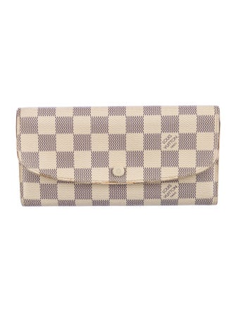 Louis Vuitton 2019 Damier Azur Pattern Emilie Wallet