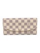 Louis Vuitton 2019 Damier Azur Pattern Emilie Wallet