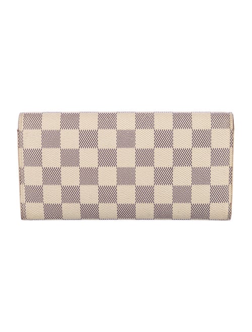 Louis Vuitton 2019 Damier Azur Pattern Emilie Wallet