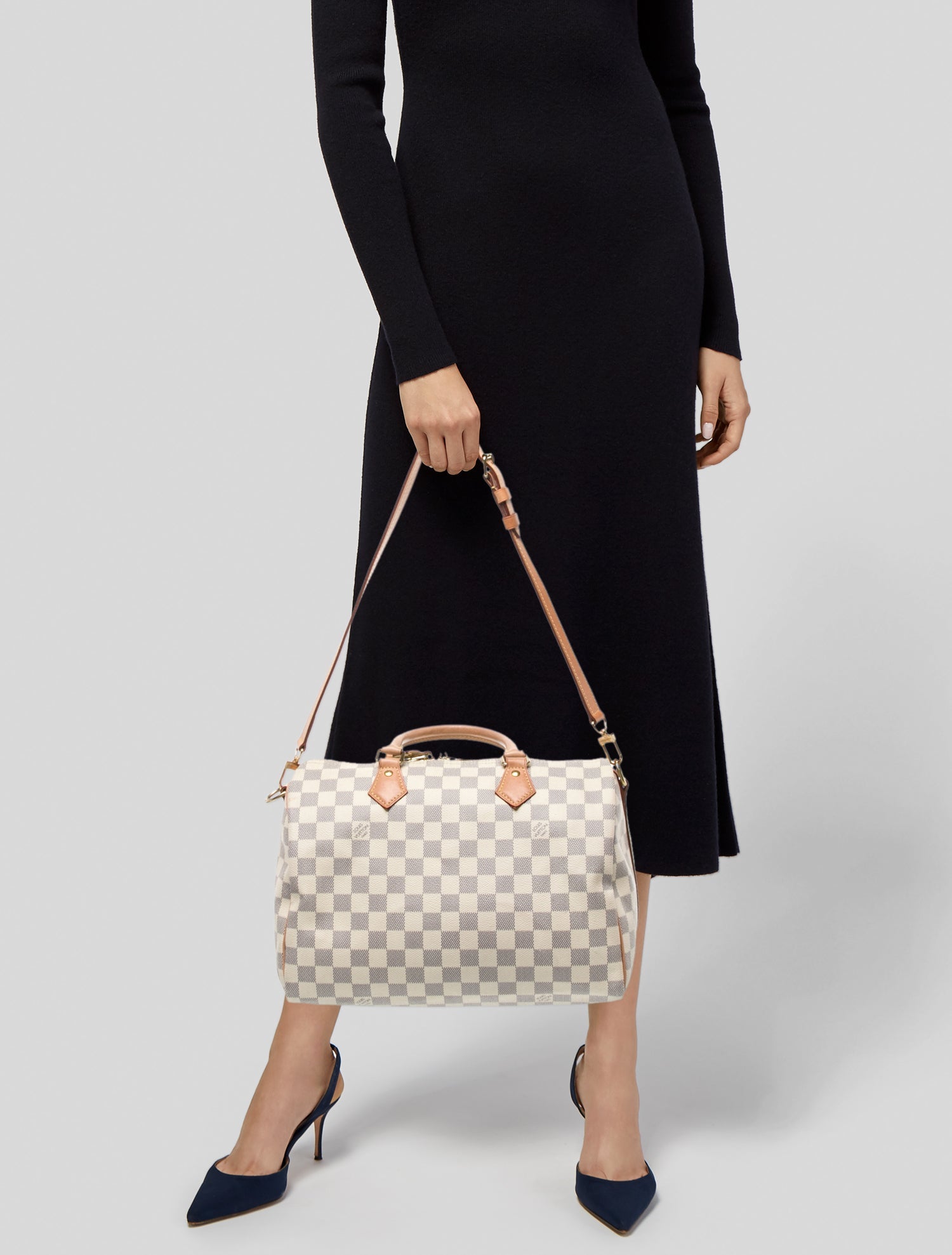 Louis Vuitton Damier Azur Speedy Bandouliere 30