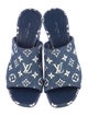 Louis Vuitton LV Monogram Denim Slides