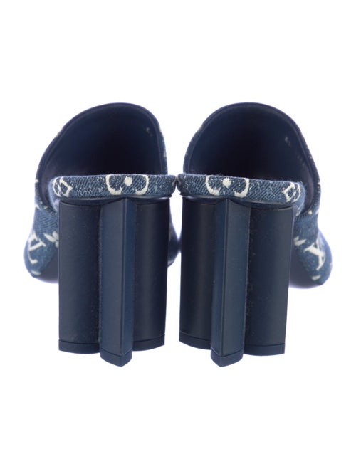 Louis Vuitton LV Monogram Denim Slides