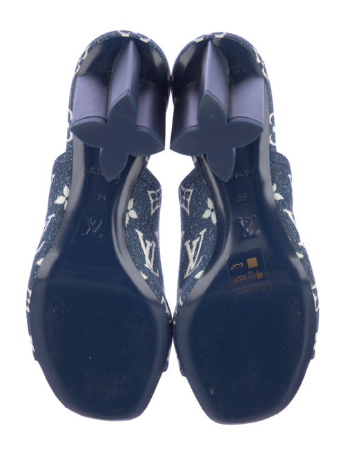 Louis Vuitton LV Monogram Denim Slides