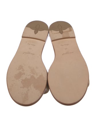 Louis Vuitton Raffia Slides