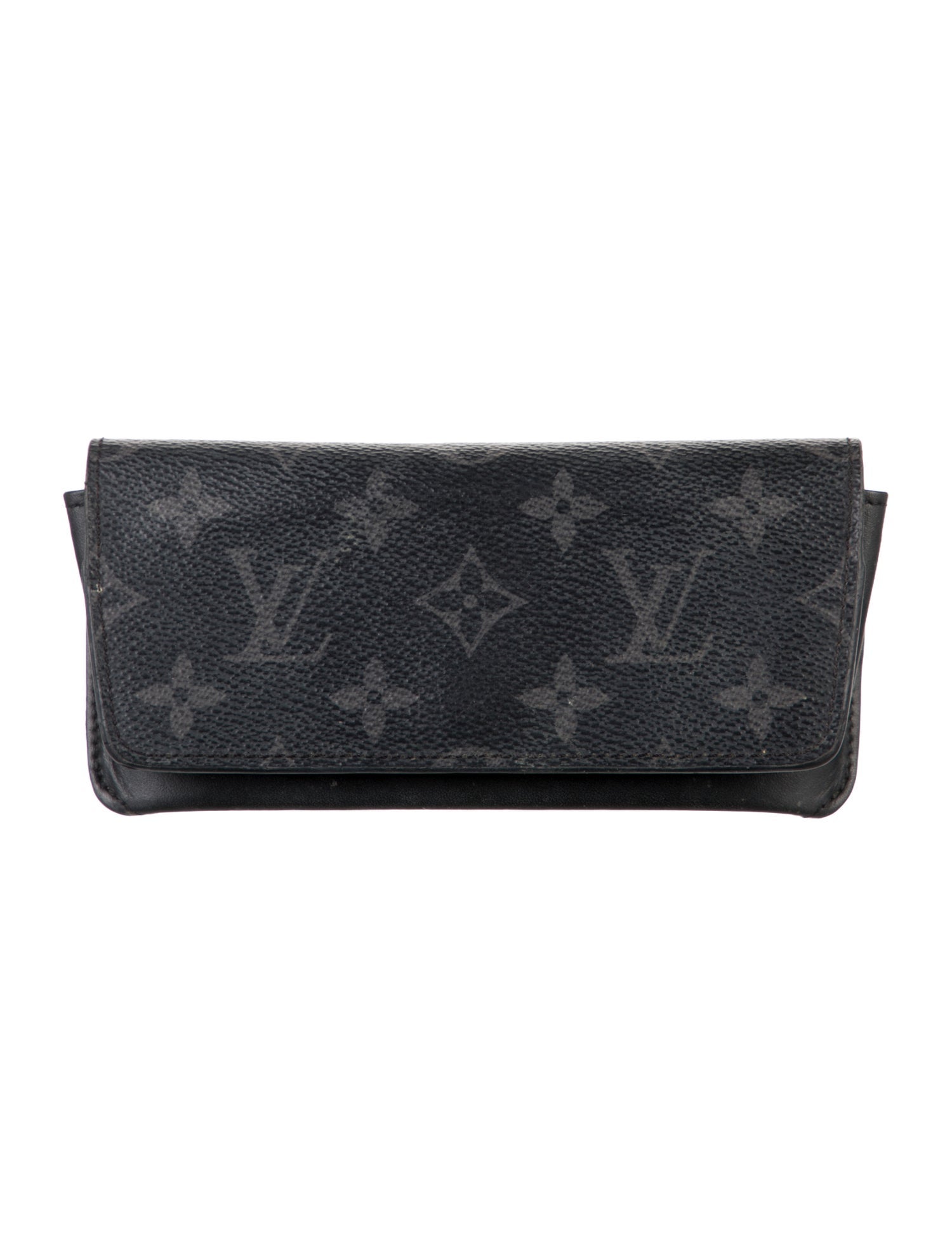 Louis Vuitton Monogram Eclipse Canvas Woody Glasses Case