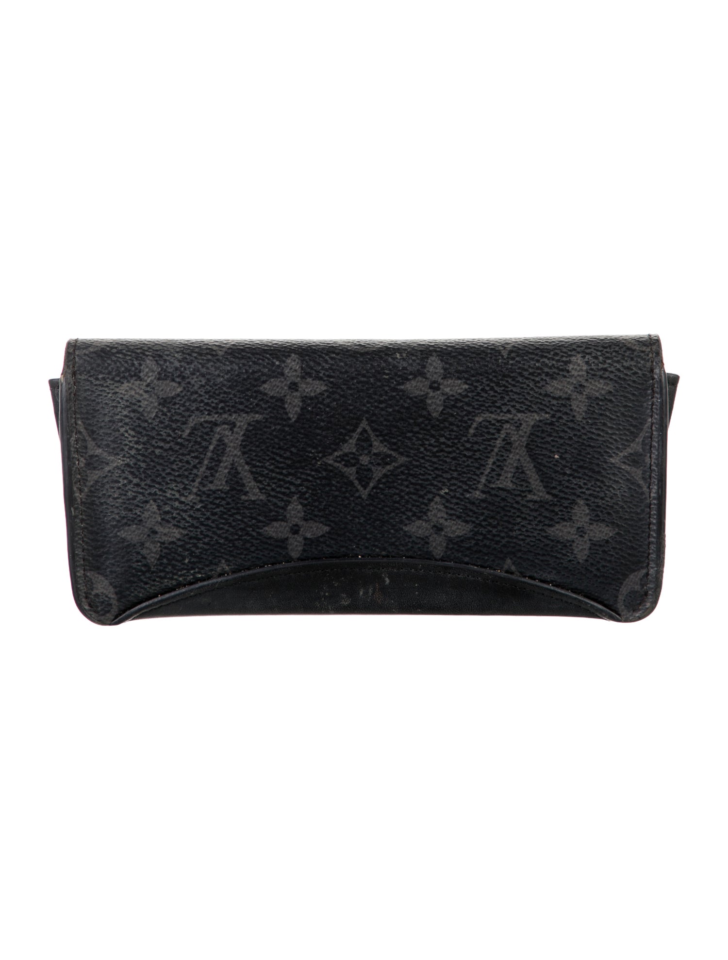 Louis Vuitton Monogram Eclipse Canvas Woody Glasses Case