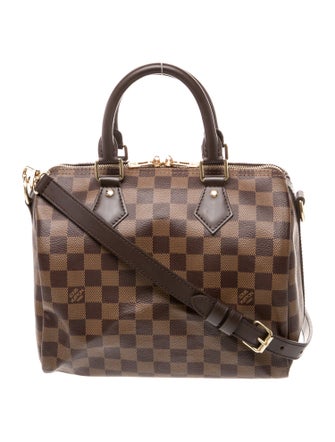 Louis Vuitton Damier Ebene Speedy Bandouliere 25