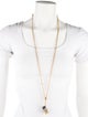 Louis Vuitton Crystal Lucky Gram Dice Pendant Necklace