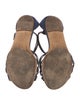 Louis Vuitton Suede T-Strap Sandals