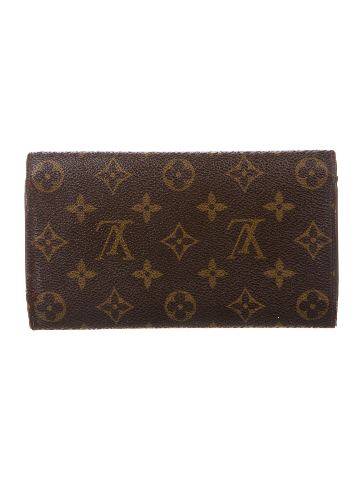 Louis Vuitton Monogram Pattern Coated Canvas International Wallet