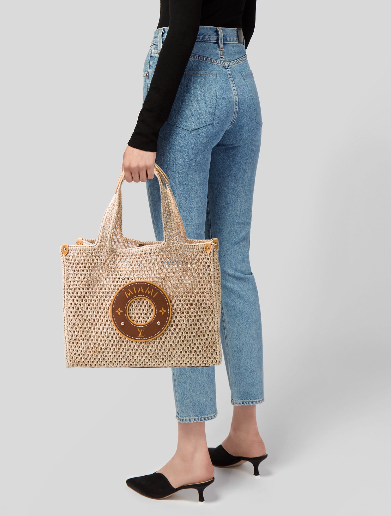 Louis Vuitton Raffia OnTheGo MM