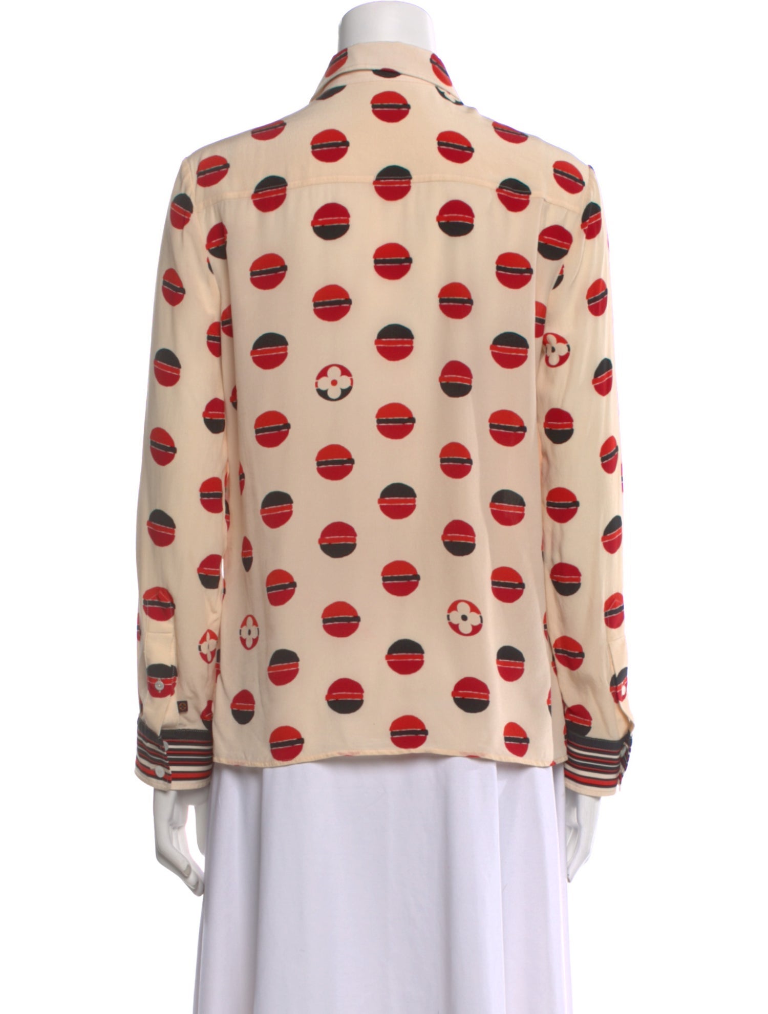 Louis Vuitton 2020 Silk Button-Up Top