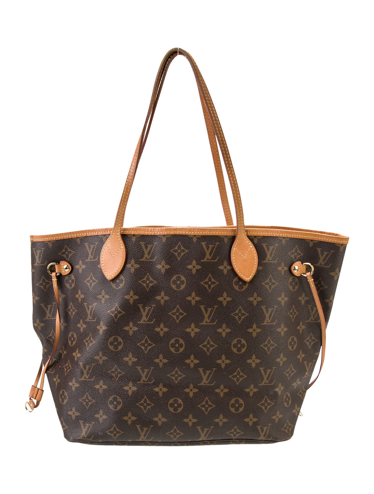 Louis Vuitton LV Monogram Neverfull w/Pouch MM